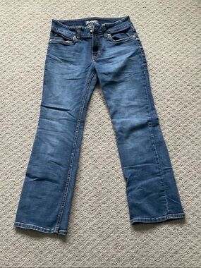 Wrangler Women's Dark Blue Bootcut Jeans 0563